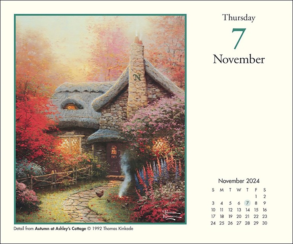 Thomas Kinkade Boxed 2025 Calendar Ryft